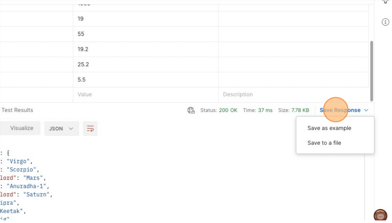Save Response Step 2